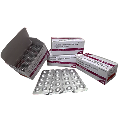 Cefbon-100-LB Tab – Cefixime 100mg (Dipersible Tablet)+ Lactobaciluss | Nexbon Lifesciences