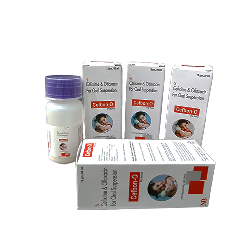 Cefbon-O – Cefixime 50mg/5ml+ Ofloxacin Dry Syrup | Nexbon Lifesciences