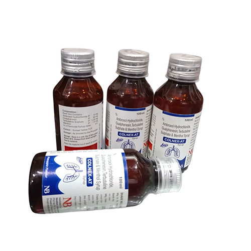 Colnex-AT – Ambroxol Hcl 15mg + Terbutaline Sulphate 1.25mg + Guaiphenesin 50mg + Menthol1mg/5ml | Nexbon Lifesciences