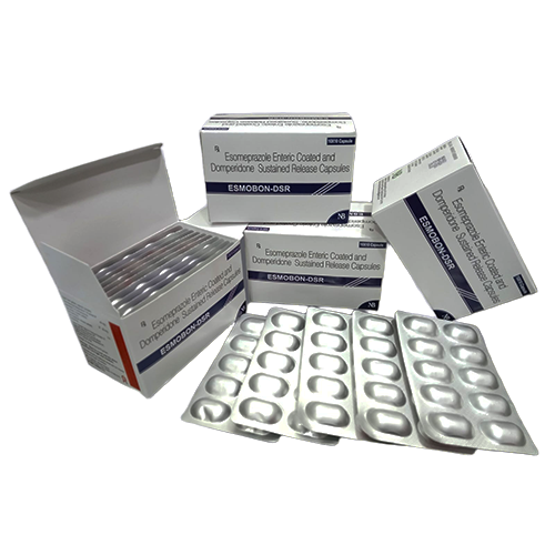 Esmobon-DSR Cap – Esomeprazole 40mg (EC) + Domperidone 30mg (SR) | Nexbon Lifesciences
