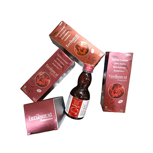 Feribon-XT Syp – Ferrous Ascorbate 30mg + Folic Acid 550mcg + Carbohydrates  4.50g + Sucrose 4.59g + Dietary Fibre 0.99g + Zinc Sulphate 22.5 Mg | Nexbon Lifesciences