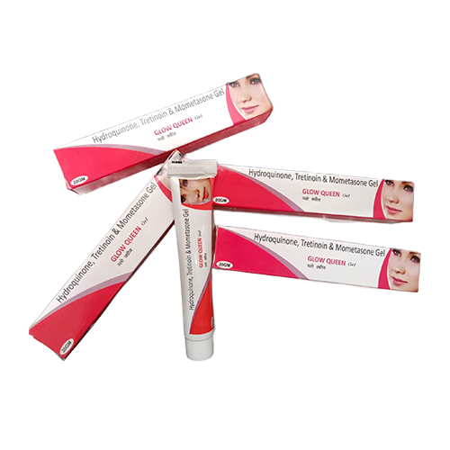 Glow Queen Gel – Hydroquinone 2% W/W, Tretinoin 0.025% W/W + Mometasone Fuorate 0.1% W/W Cream | Nexbon Lifesciences