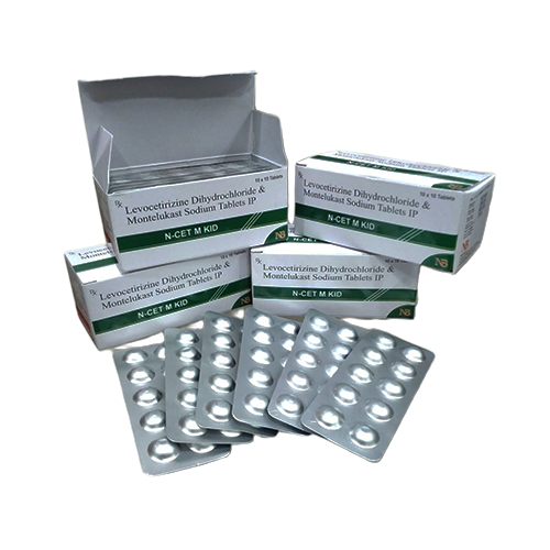 N-Cet-M Kid Tab – Levocetirizine 2.5mg + Montelukast 4mg | Nexbon Lifesciences