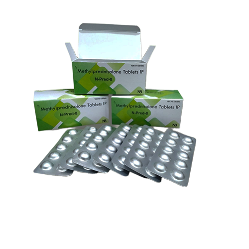 N-Pred-8 Tab – Methylprednisolone 8gm | Nexbon Lifesciences