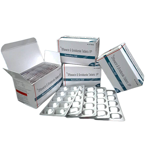 Naxoflox-OZ Tab – Ofloxacin 200mg + Ornidazole 500mg Tablet | Nexbon Lifesciences