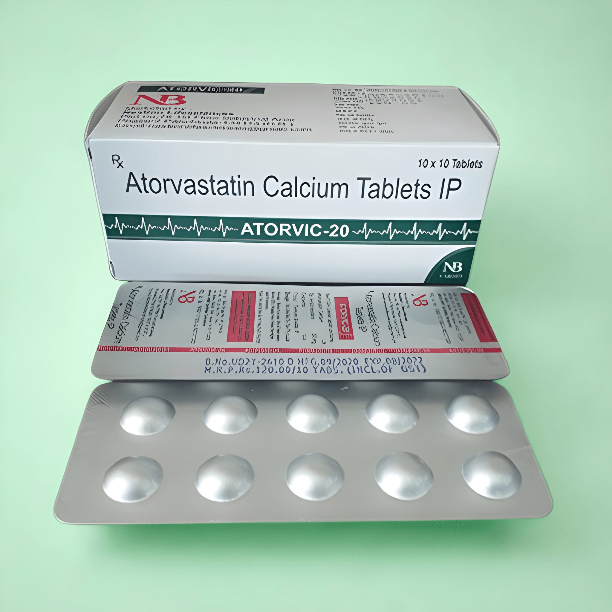 Atorvic-20  Tab – Atorvastatin 20mg Tablet | Nexbon Lifesciences