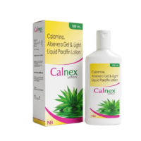 Calnex Lotion – Calamine & Aloevera Gel Light Liquid Paraffin Lotion | Nexbon Lifesciences