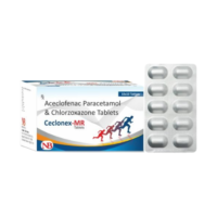 Ceclonex-MR Tab – Aceclofenac 100mg + Paracetamol 325mg + Chlorzoxazone 250mg | Nexbon Lifesciences