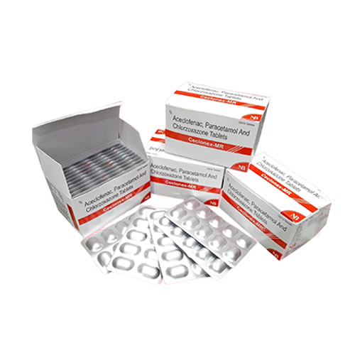 Ceclonex-MR Tab – Aceclofenac 100mg + Paracetamol 325mg + Chlorzoxazone 250mg | Nexbon Lifesciences