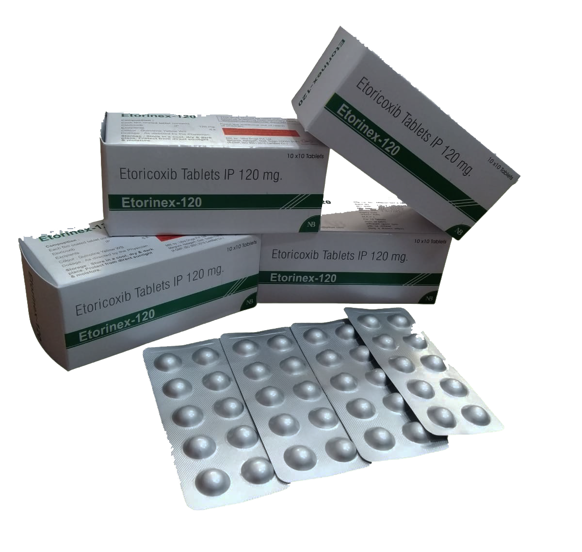 Etorinex-120 Tab – Etoricoxib Tablet IP 120mg | Nexbon Lifesciences