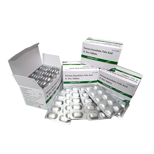 Feribon-XT Tab – Ferrous Ascorbate 100mg + Folic Acid 1.5mg + Zinc Sulphate 22.5mg | Nexbon Lifesciences