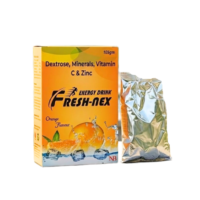 Fresh-Nex Sachet Energy Drink – Dextrose, Minerals Vitamins, C & Zinc | Nexbon Lifesciences