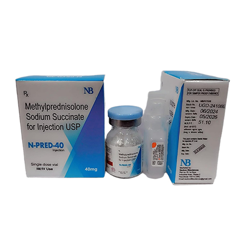 N-Pred-40 Inj – Methylprednisolone Sodium Succinate USP 40mg | Nexbon Lifesciences