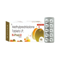 N-Pred-8 Tab – Methylprednisolone 8gm | Nexbon Lifesciences