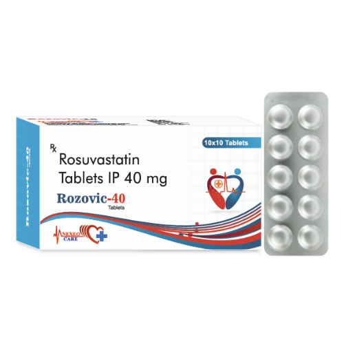 Rozovic-40 – Rosuvastatin Tablets IP 40 mg | Nexbon Lifesciences