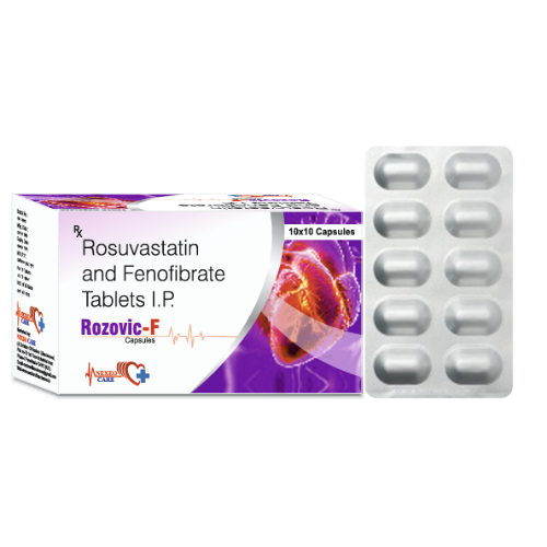Rozovic-F – Rosuvastatin and Fenofibrate Tablets I.P. | Nexbon Lifesciences