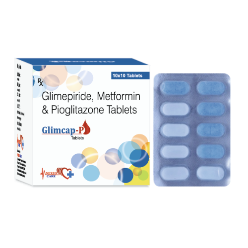 Glimcap-P – Glimepiride, Metformin & Pioglitazone Tablets | Nexbon Lifesciences