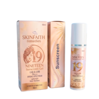 19 Sunscreen Gel – Hyaluronic Acid Titanium Dioxide Ethylhexyl Methoxycinnamate (Octinoxate) Butyl Methoxydibenzoylmethane (Avobenzone) Octocrylene Sodium Hyaluronate Glycerin Phospholipids Carbomer Gel Base | Nexbon Lifesciences
